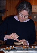 Engraving the block